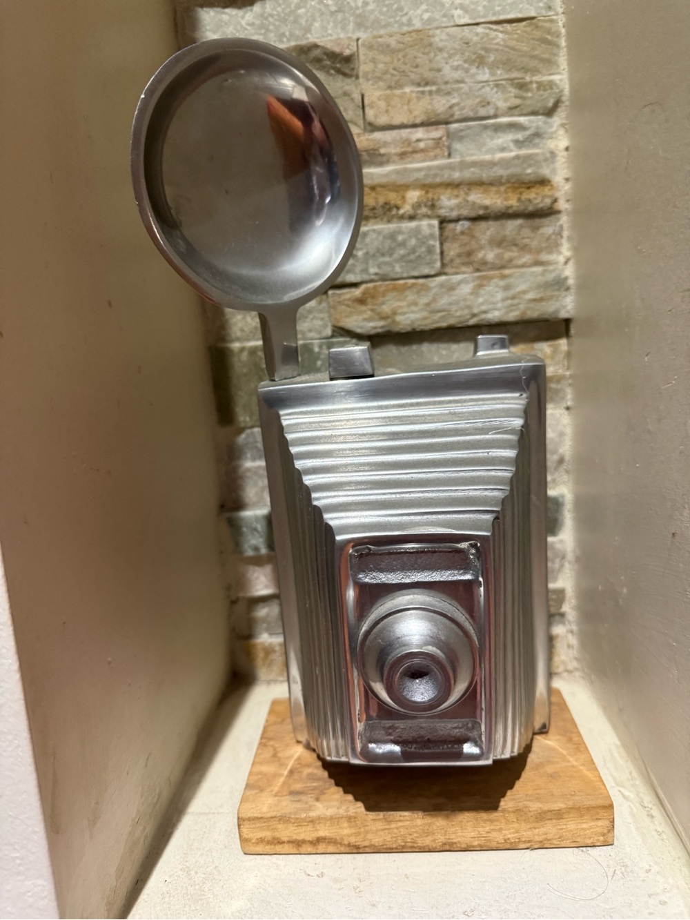 Vintage Style Silver Camera Decorative Accent decoration